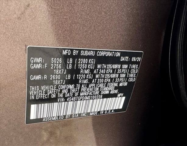 Used 2021 Subaru Outback Touring XT AWD/4WD image 23