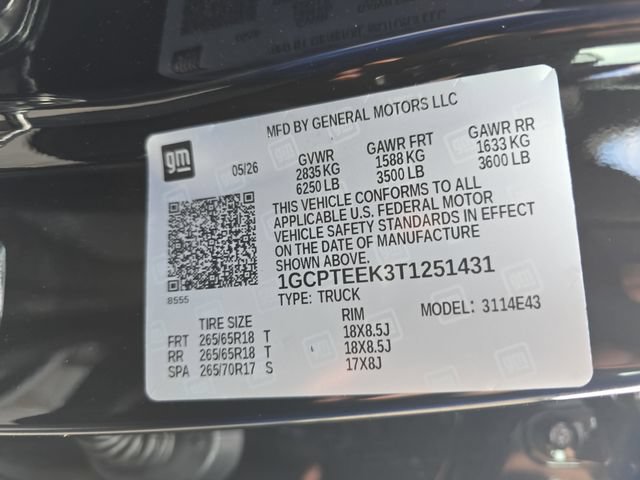 New 2026 Chevrolet Colorado Trail Boss AWD/4WD image 35