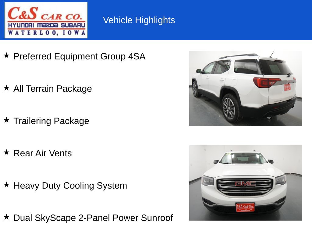 Used 2017 GMC Acadia SLT AWD/4WD image 7