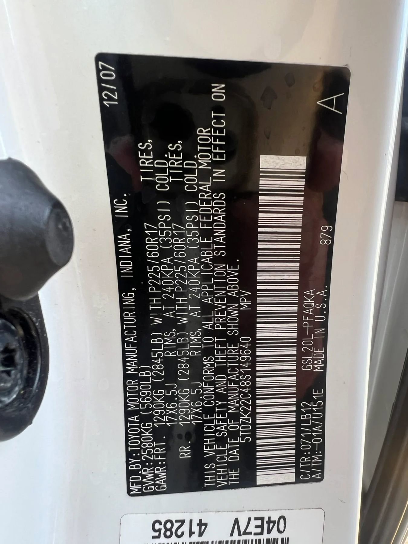 Used 2008 Toyota Sienna XLE Limited FWD image 33