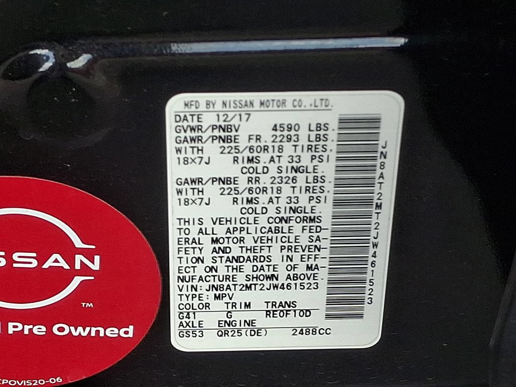 Used 2018 Nissan Rogue SL FWD image 27