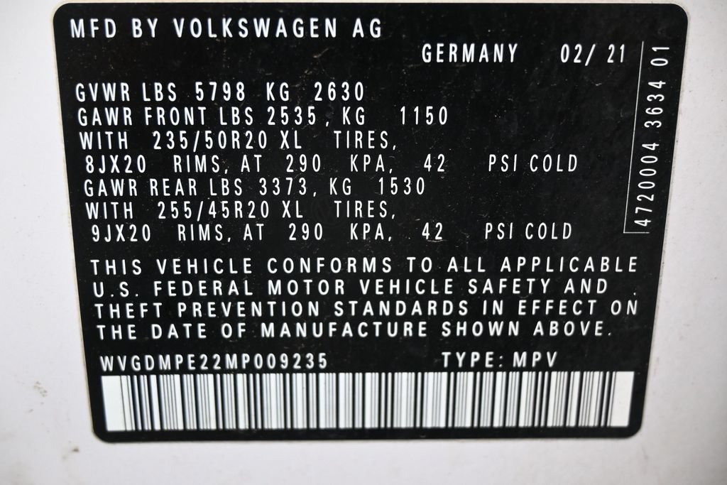 Used 2021 Volkswagen ID.4 1st Edition RWD image 9