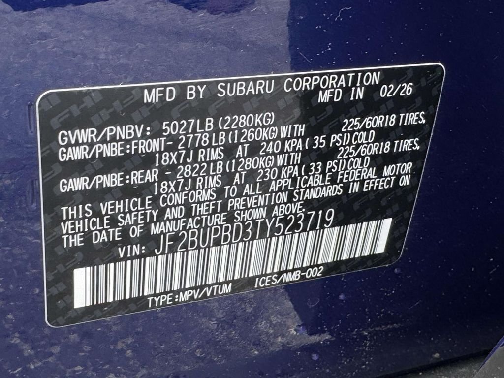 New 2026 Subaru Outback Premium AWD/4WD image 25