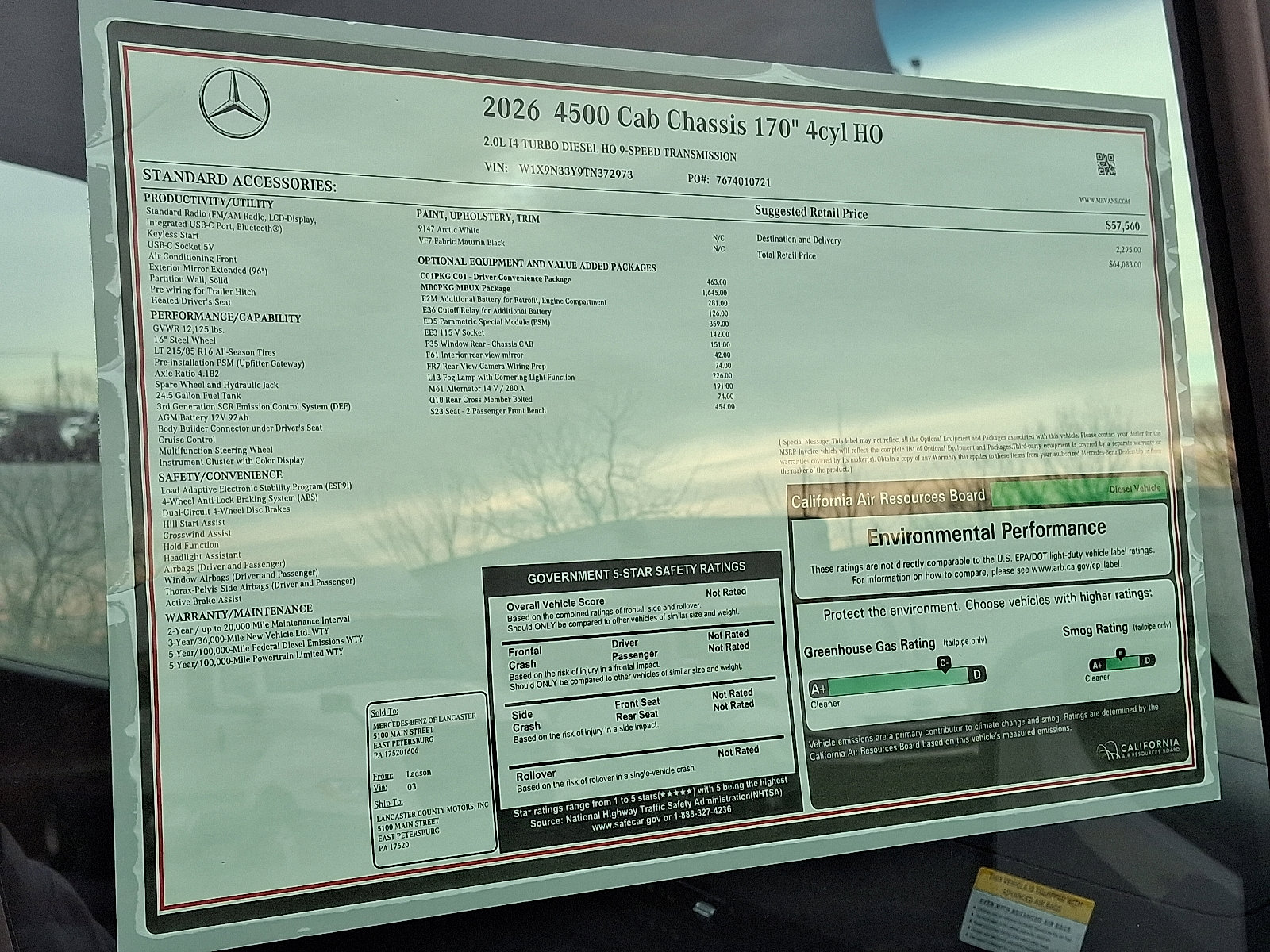 New 2026 Mercedes-Benz Sprinter 4500 image 22