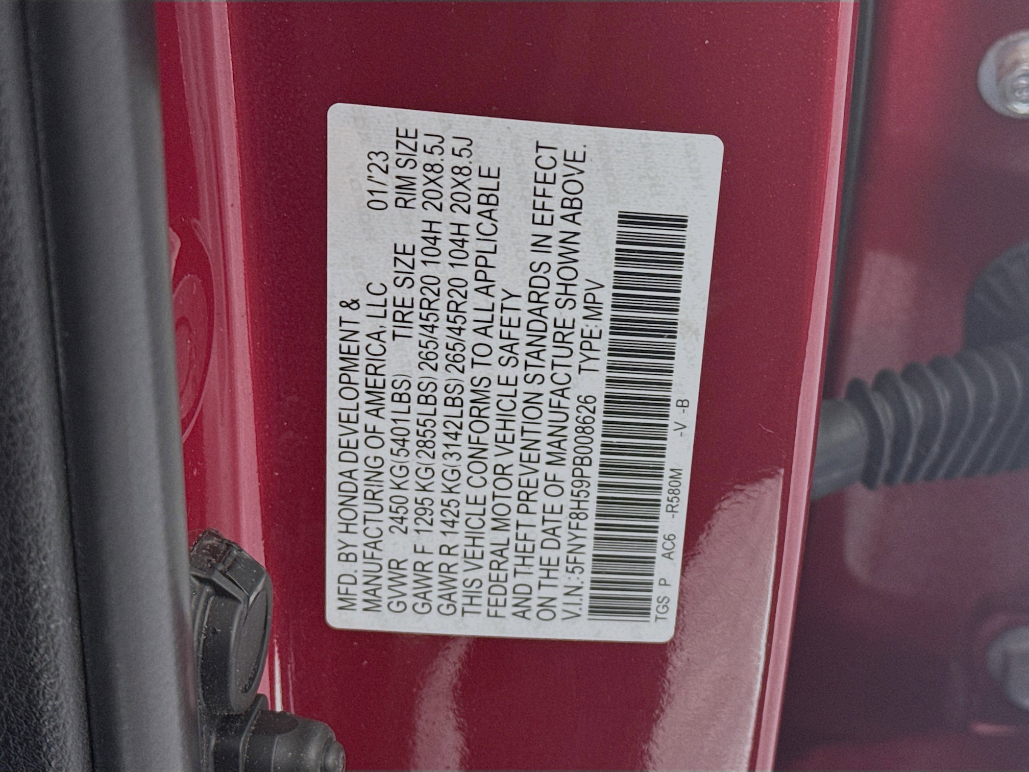 Certified 2023 Honda Passport EX-L image 32