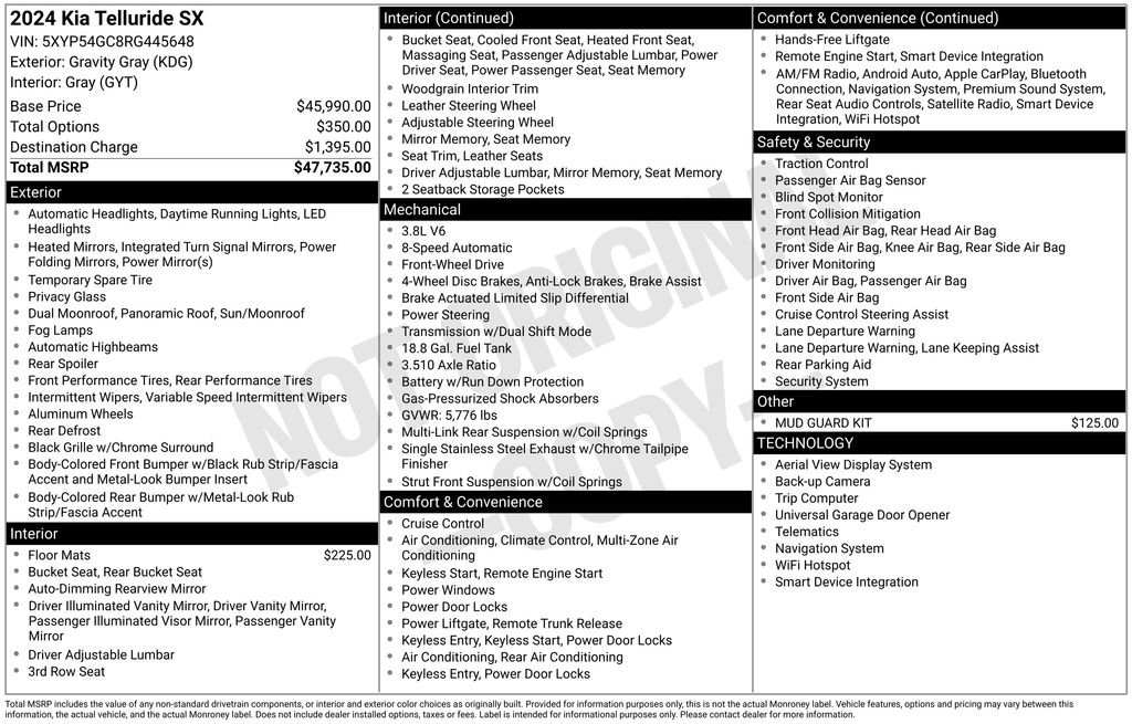 Used 2024 Kia Telluride SX image 2