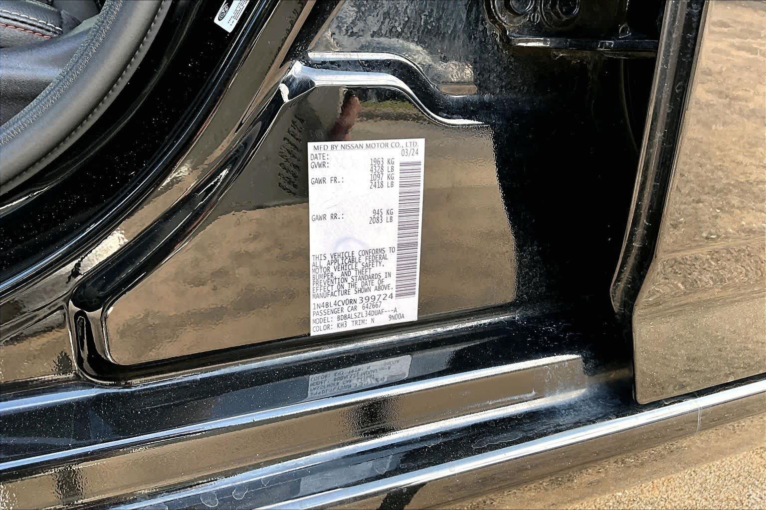 Certified 2024 Nissan Altima 2.5 SR w/ SR Premium Package FWD image 34