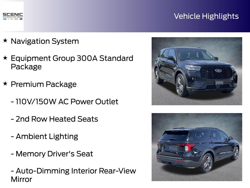 Used 2025 Ford Explorer ST-Line w/ Premium Package RWD image 5