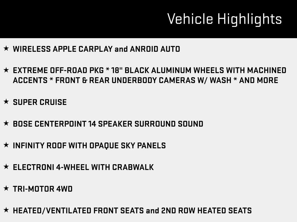 New 2025 GMC Hummer EV 3X w/ Battery Pack, 24 Module Pack image 2