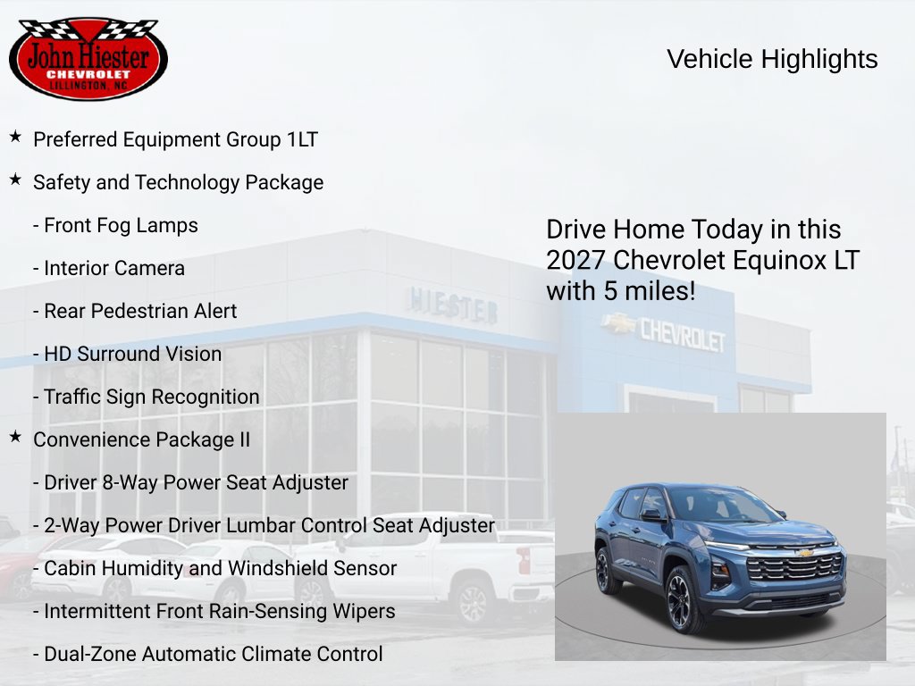 New 2027 Chevrolet Equinox LT w/ Convenience Package II FWD image 5