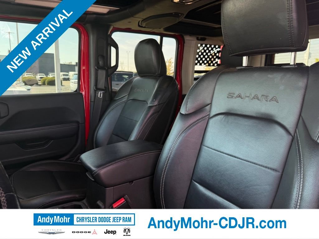 Used 2021 Jeep Wrangler Unlimited Sahara w/ Cold Weather Group AWD/4WD image 14