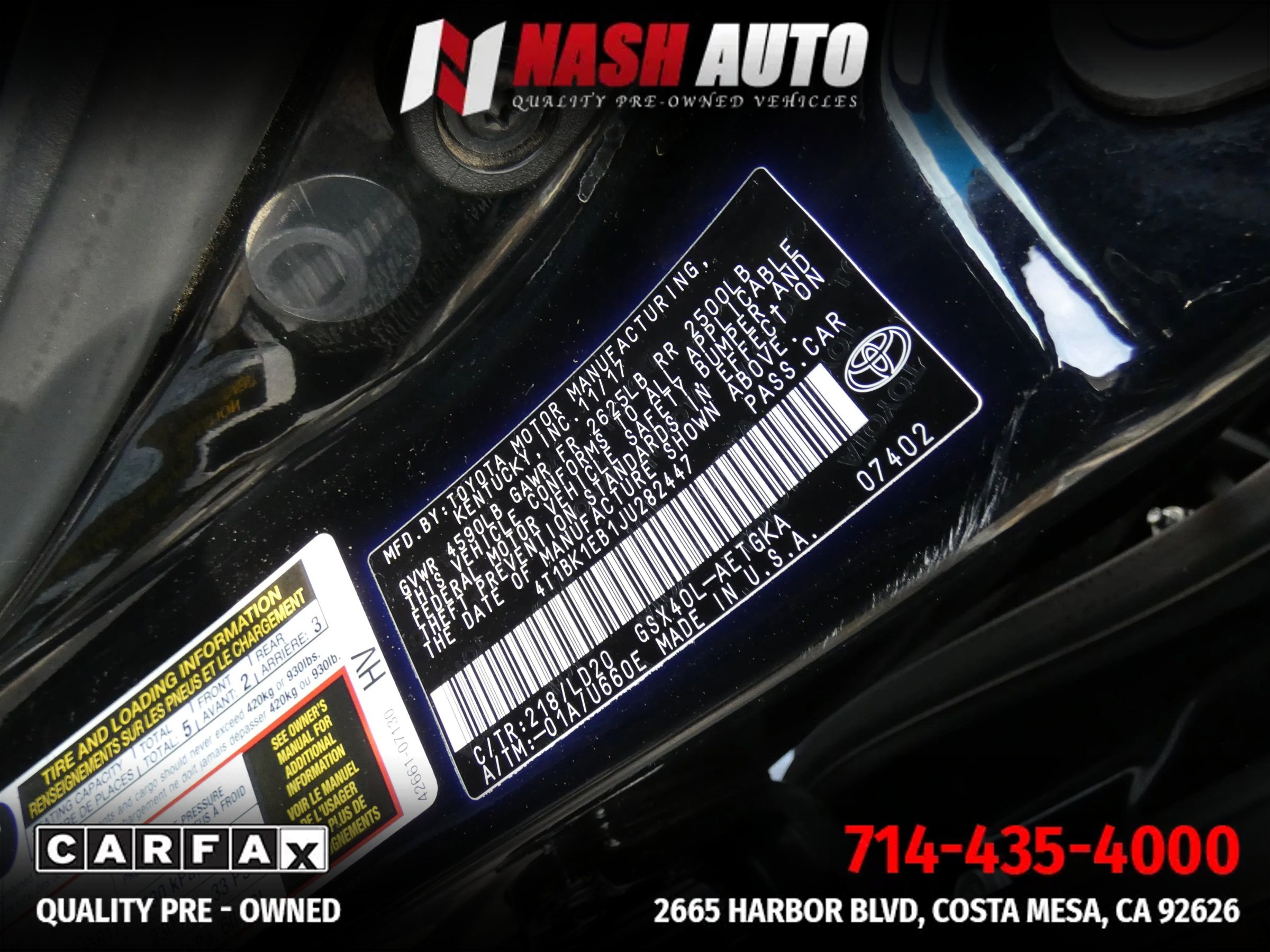 Used 2018 Toyota Avalon XLE image 73