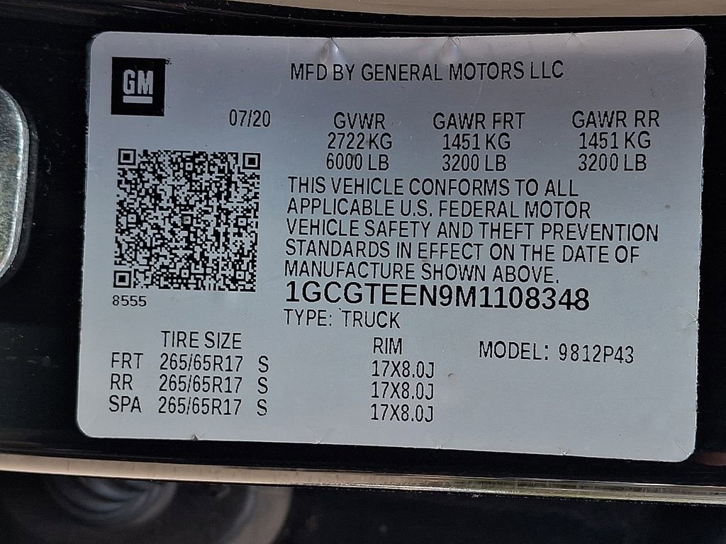 Certified 2021 Chevrolet Colorado ZR2 AWD/4WD image 28