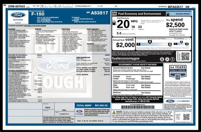 Used 2021 Ford F150 XLT w/ Equipment Group 302A High AWD/4WD image 31