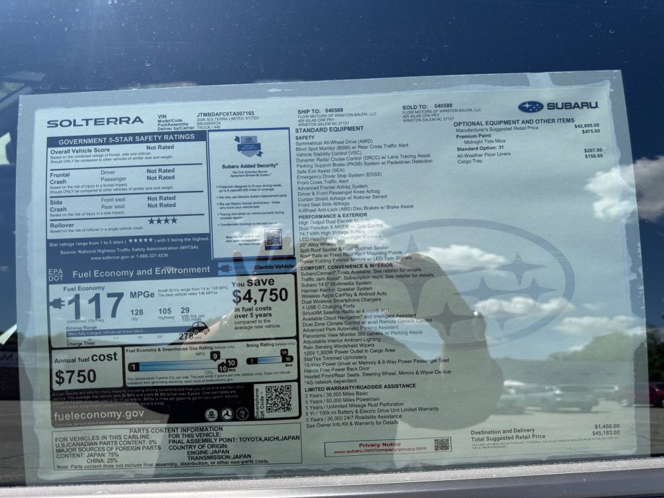 New 2026 Subaru Solterra AWD/4WD image 33