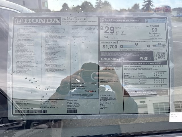 New 2026 Honda CR-V EX image 32
