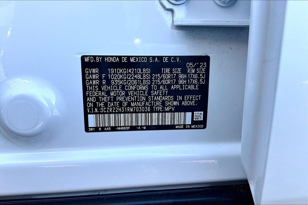 Used 2024 Honda HR-V LX image 32