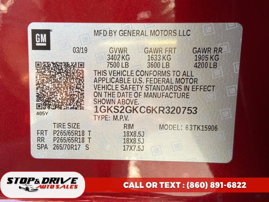 Used 2019 GMC Yukon XL SLT w/ Open Road Package image 23
