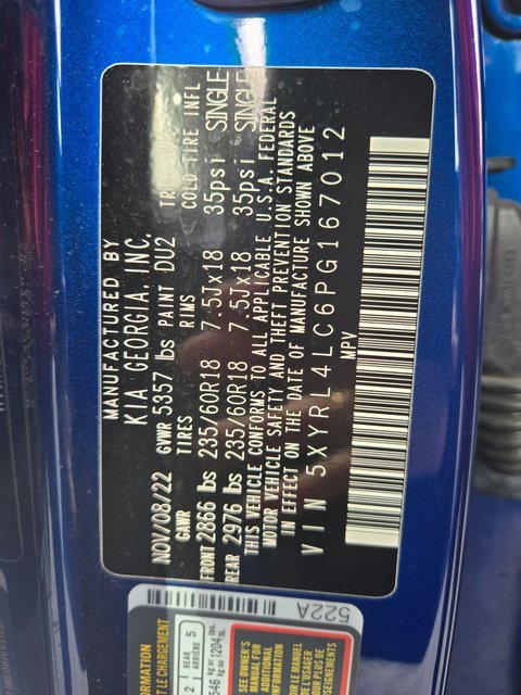 Used 2023 Kia Sorento S w/ Panoramic Sunroof Package image 24