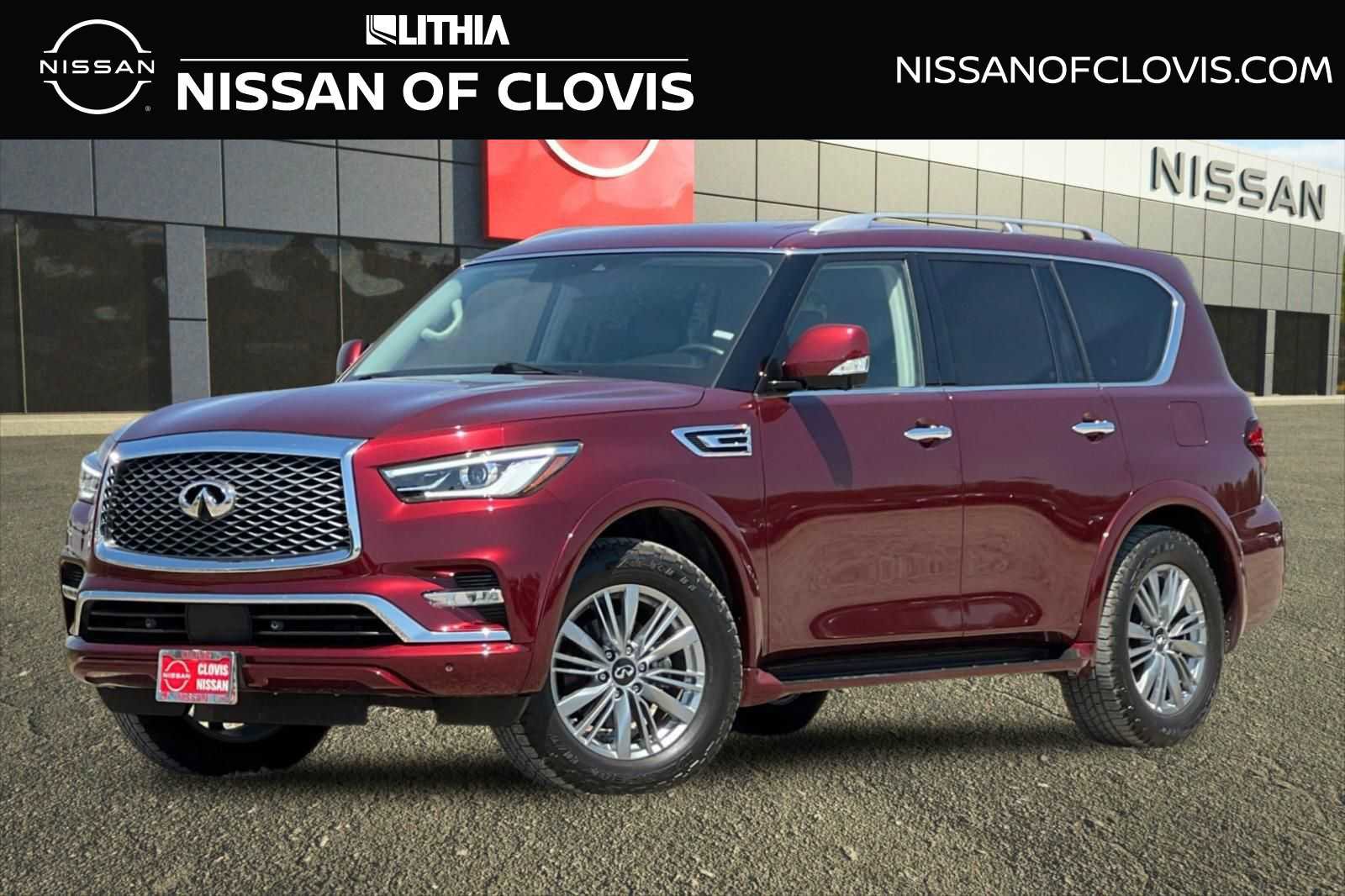 Used 2021 INFINITI QX80 Luxe w/ Cargo Package RWD image 1