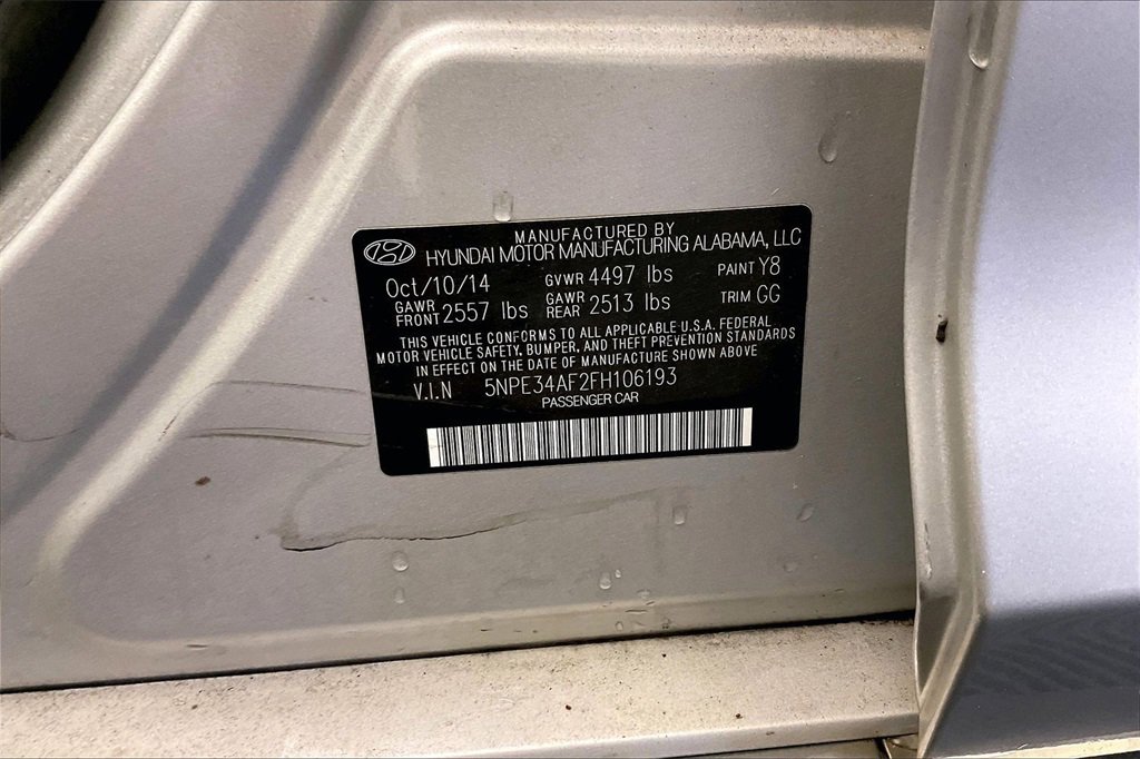 Used 2015 Hyundai Sonata Limited w/ Option Group 06 image 26