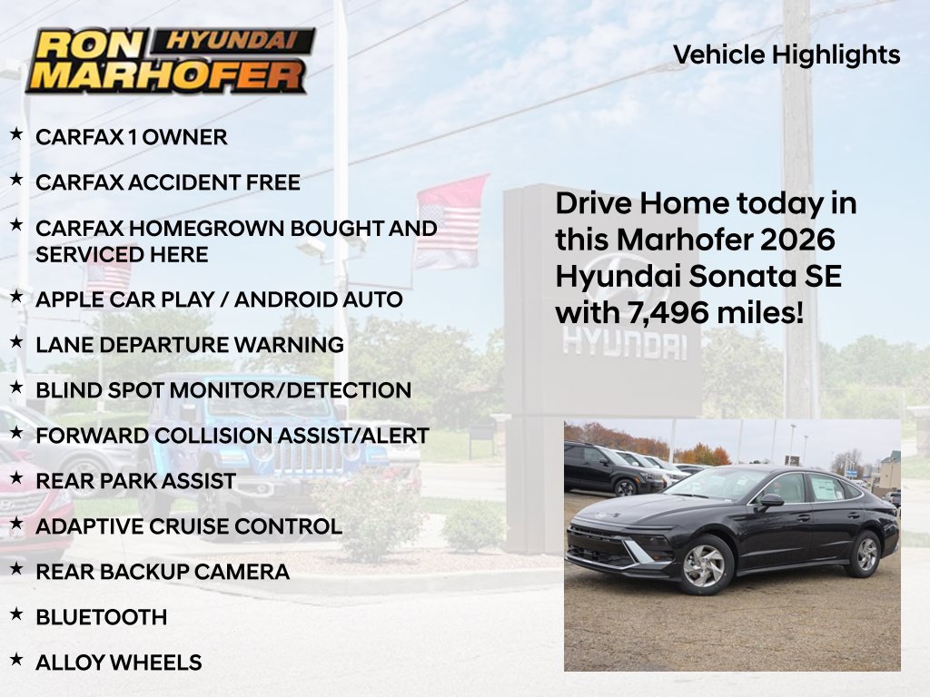 Certified 2026 Hyundai Sonata SE FWD image 15