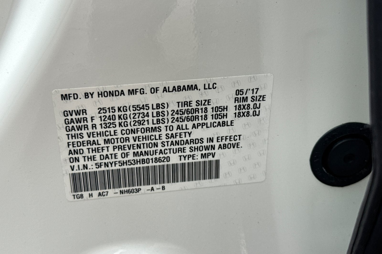 Used 2017 Honda Pilot EX-L image 25