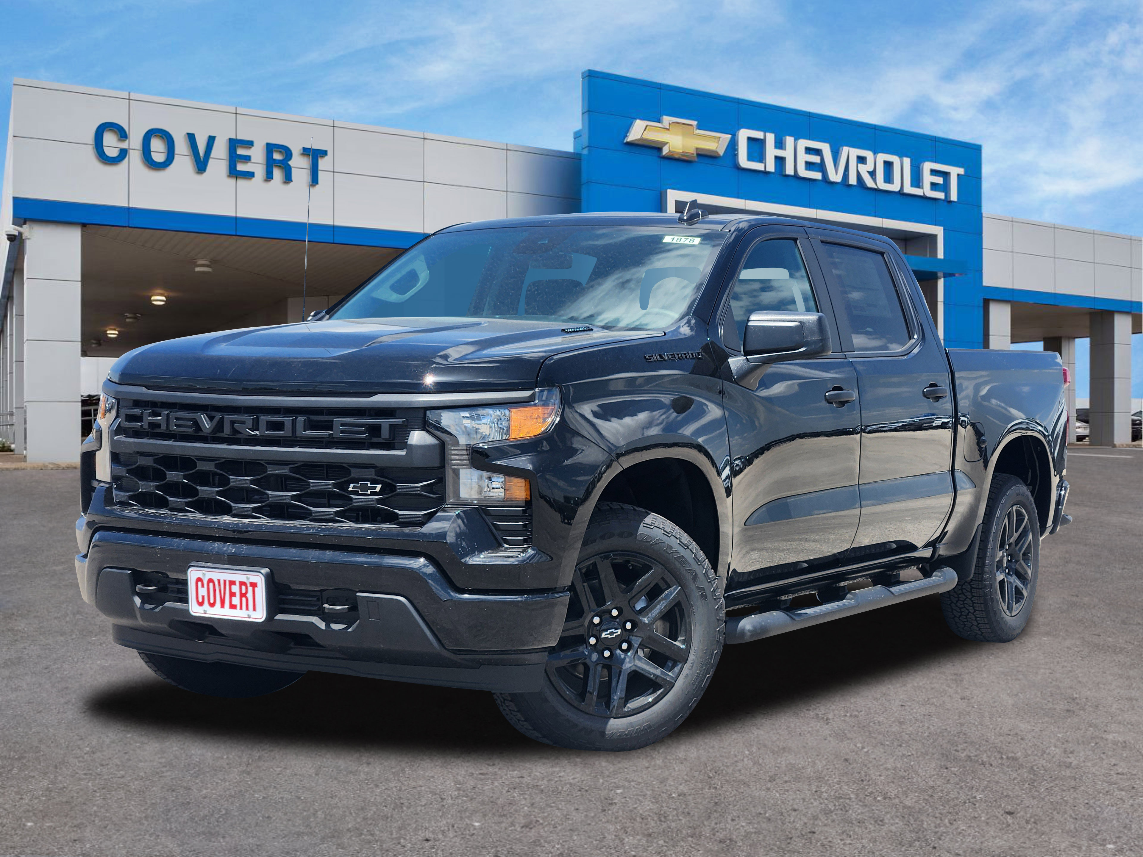 New 2026 Chevrolet Silverado 1500 Custom w/ Turbomax Blackout Package