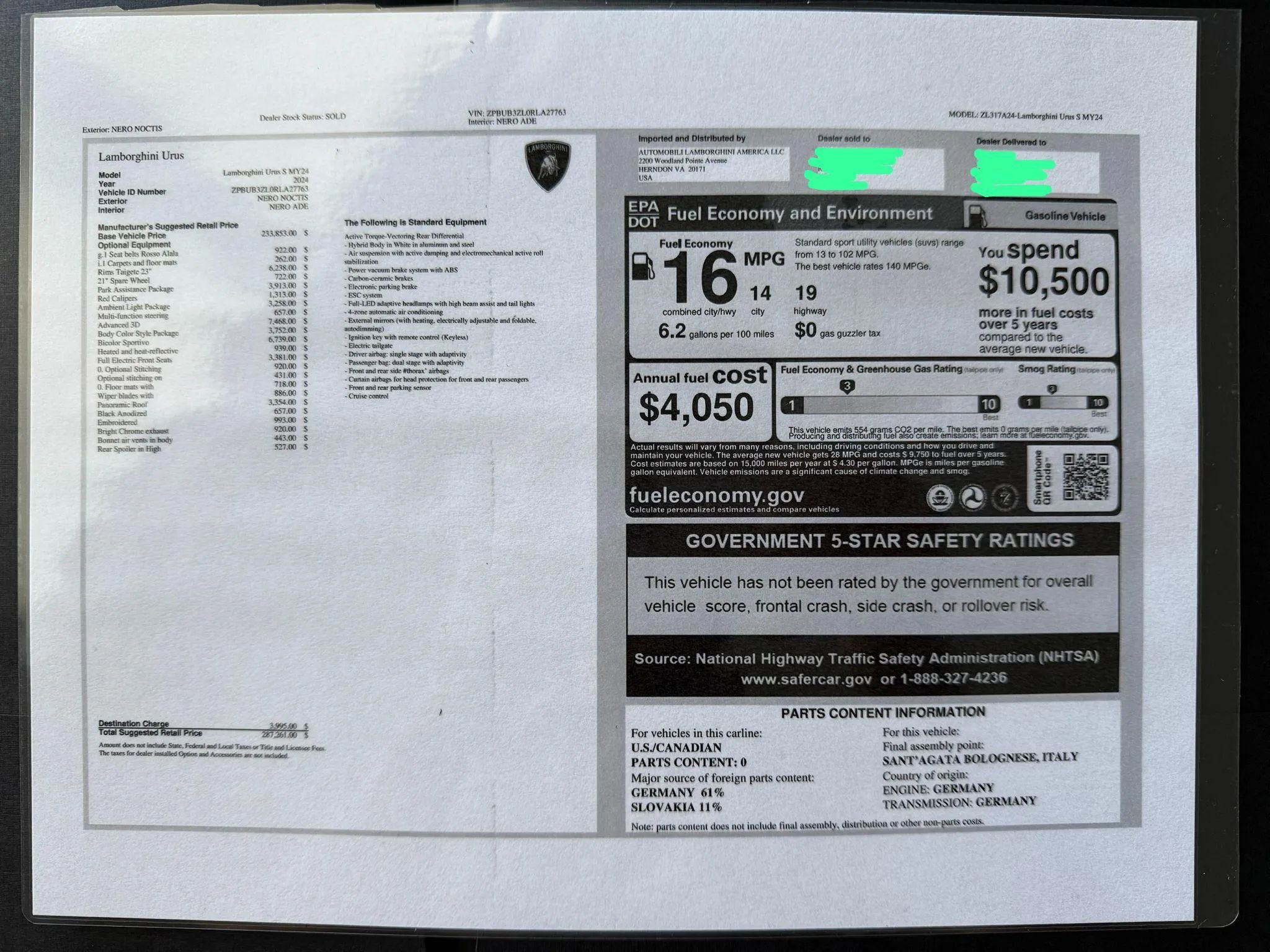 Used 2024 Lamborghini Urus S image 6