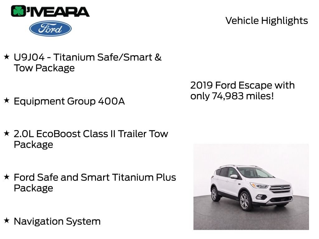 Used 2019 Ford Escape Titanium AWD/4WD image 8