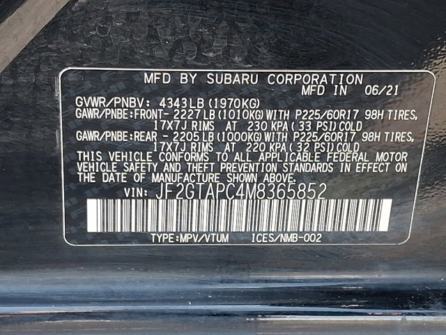 Certified 2021 Subaru Crosstrek 2.0i Premium image 26