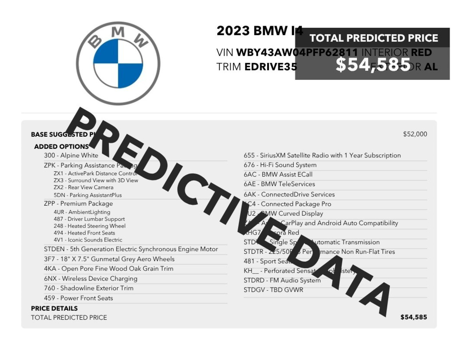 Used 2023 BMW i4 eDrive35 w/ Premium Package RWD image 2