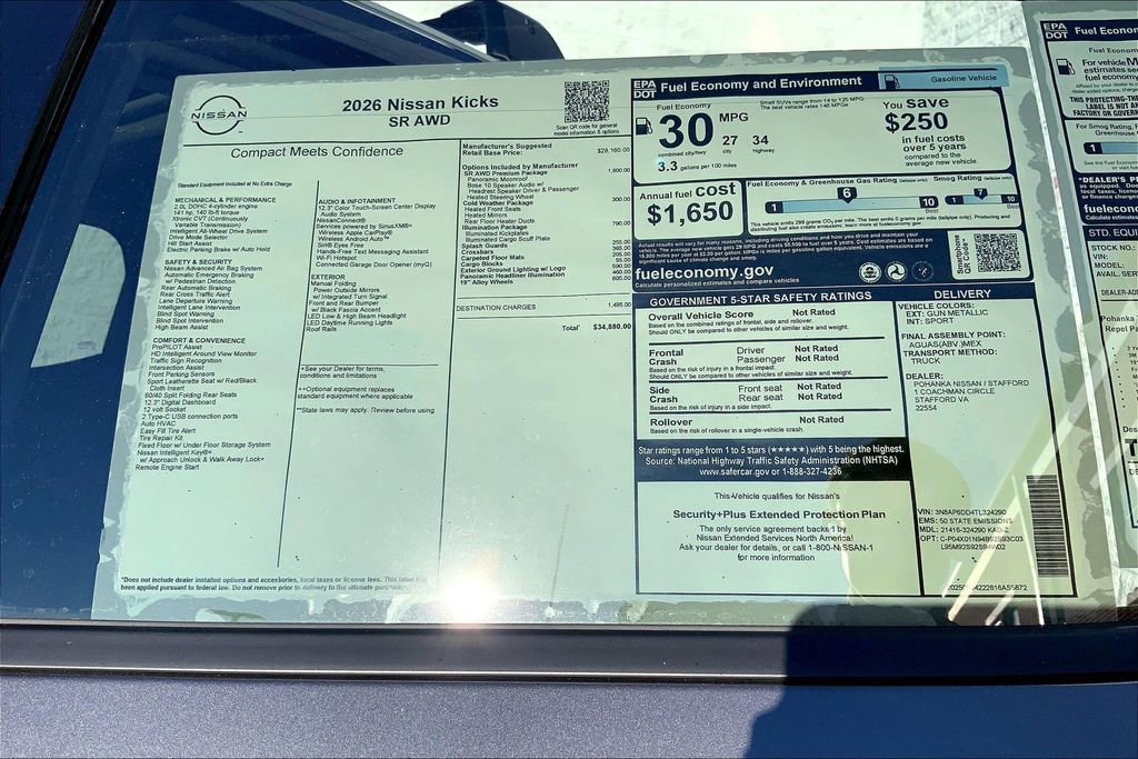 New 2026 Nissan Kicks SR w/ SR Premium Package image 14