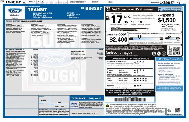 Used 2020 Ford Transit 150 XL video 3