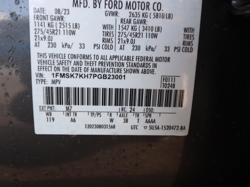 Used 2023 Ford Explorer ST-Line w/ Class IV Trailer Tow Package RWD image 9