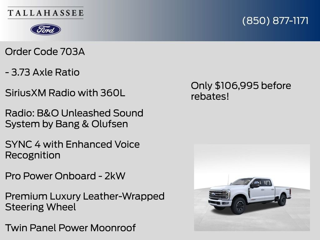 New 2025 Ford F250 Platinum w/ Platinum Plus Package image 31