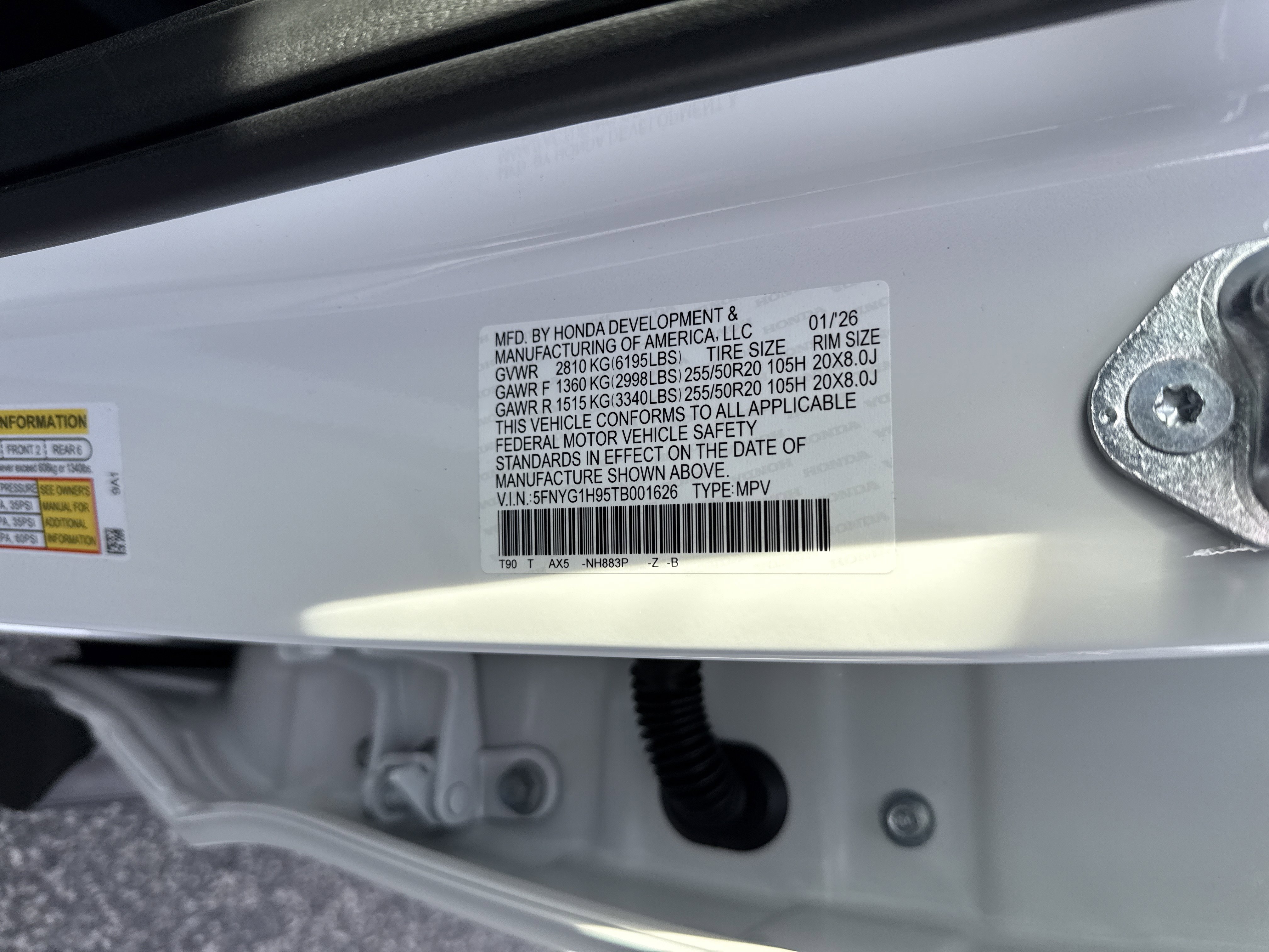 New 2026 Honda Pilot Black Edition image 37