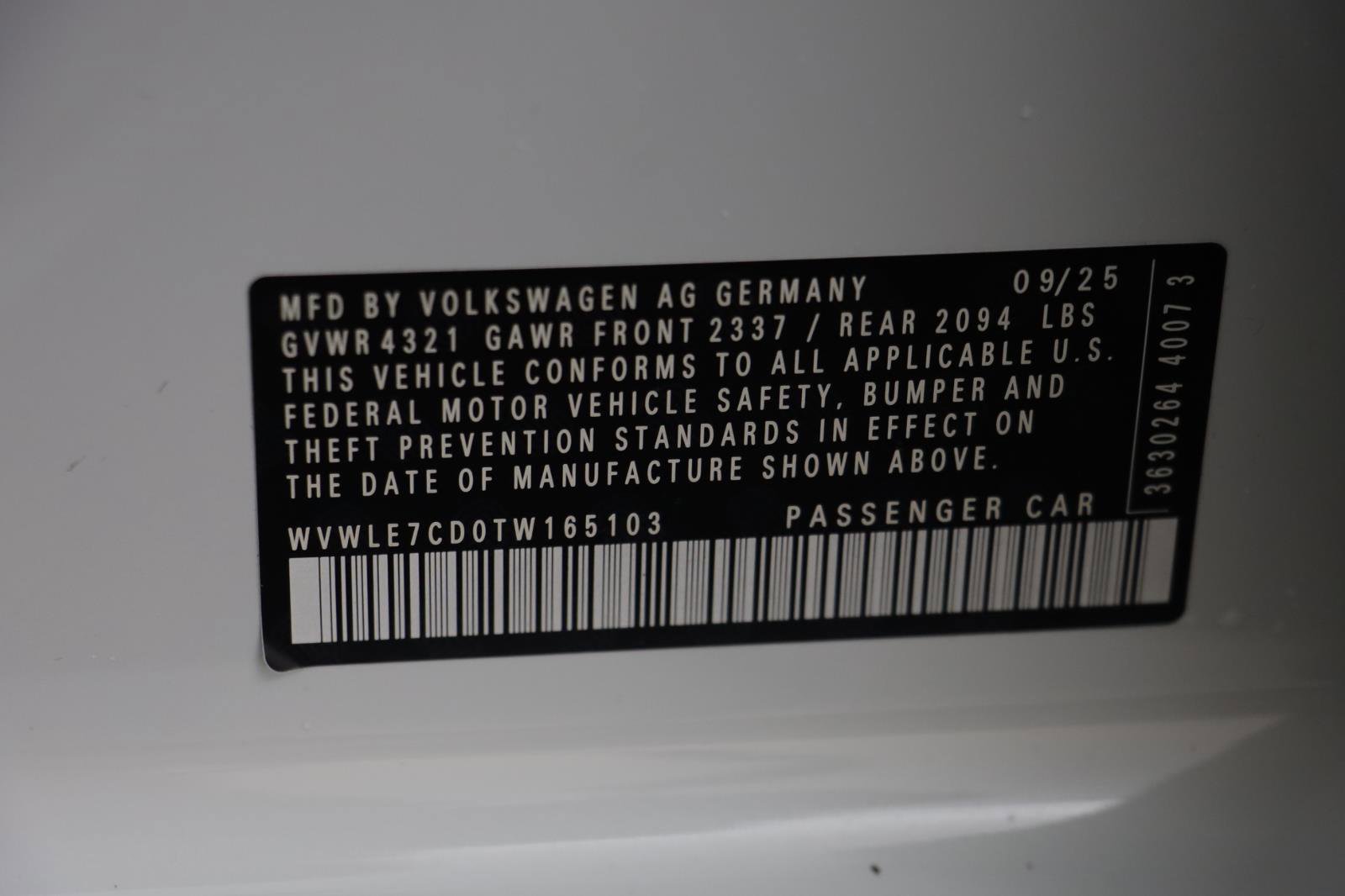 New 2026 Volkswagen Golf S image 24