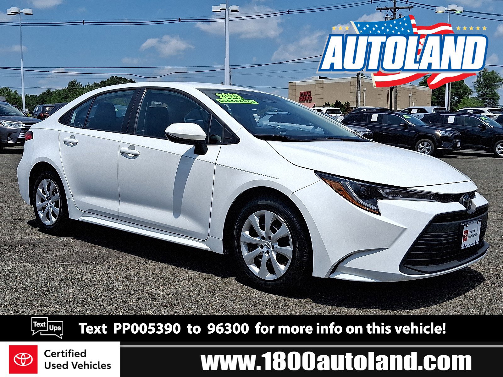 Certified 2023 Toyota Corolla LE image 1