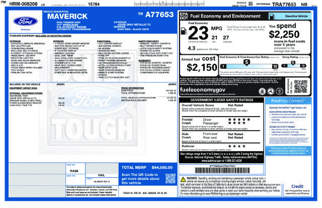 New 2026 Ford Maverick Tremor AWD/4WD image 20