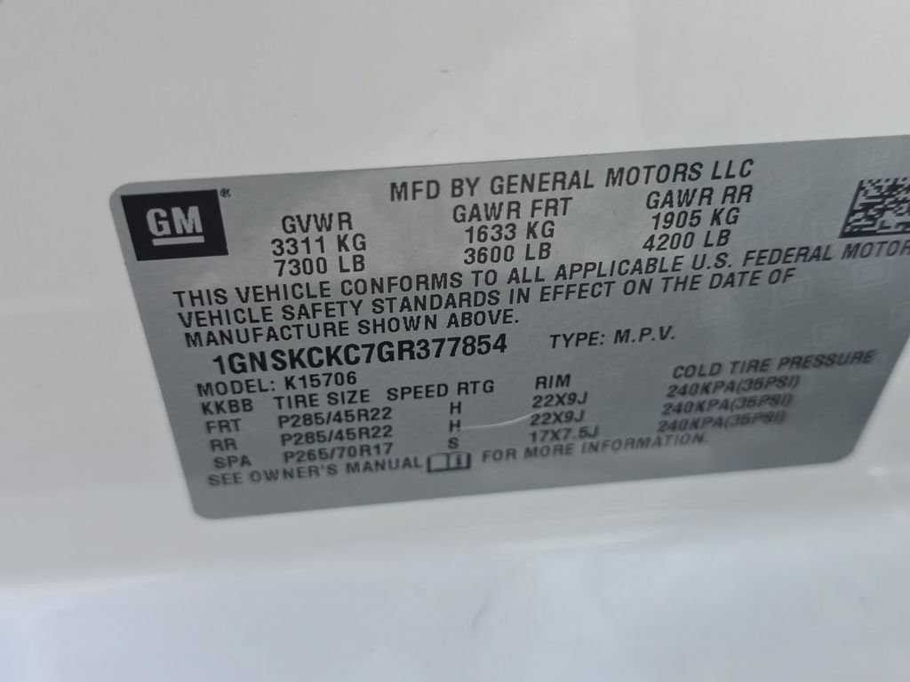 Certified 2016 Chevrolet Tahoe LTZ AWD/4WD image 35