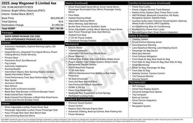 Used 2025 Jeep Wagoneer S Limited image 31