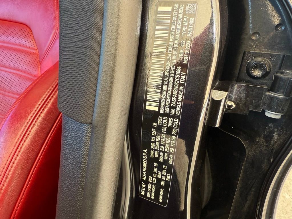 Used 2019 Alfa Romeo Stelvio Ti Sport w/ Quick Order Package 22S Sport image 37