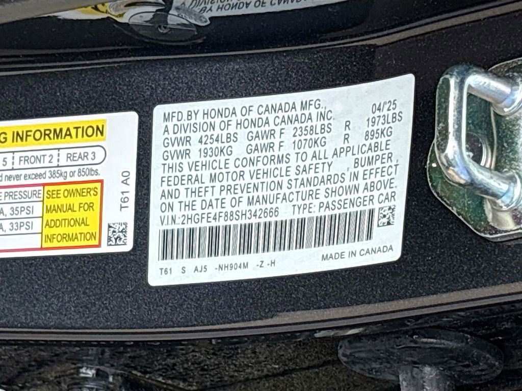 Used 2025 Honda Civic Sport Touring image 39