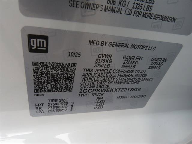 New 2026 Chevrolet Silverado 1500 RST w/ RST Select Package image 18