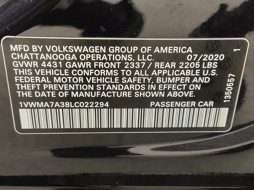 Used 2020 Volkswagen Passat 2.0T R-Line FWD image 33
