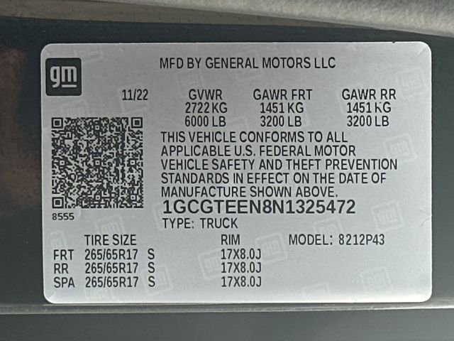 Used 2022 Chevrolet Colorado ZR2 image 35