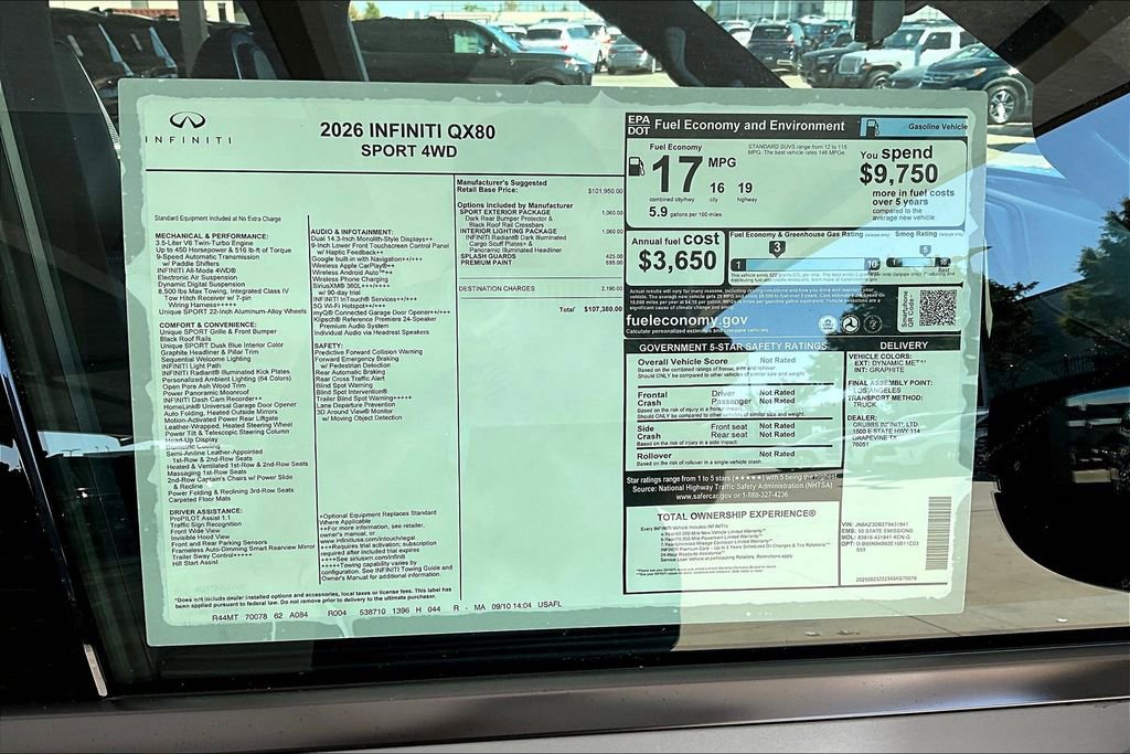 New 2026 INFINITI QX80 4WD image 27