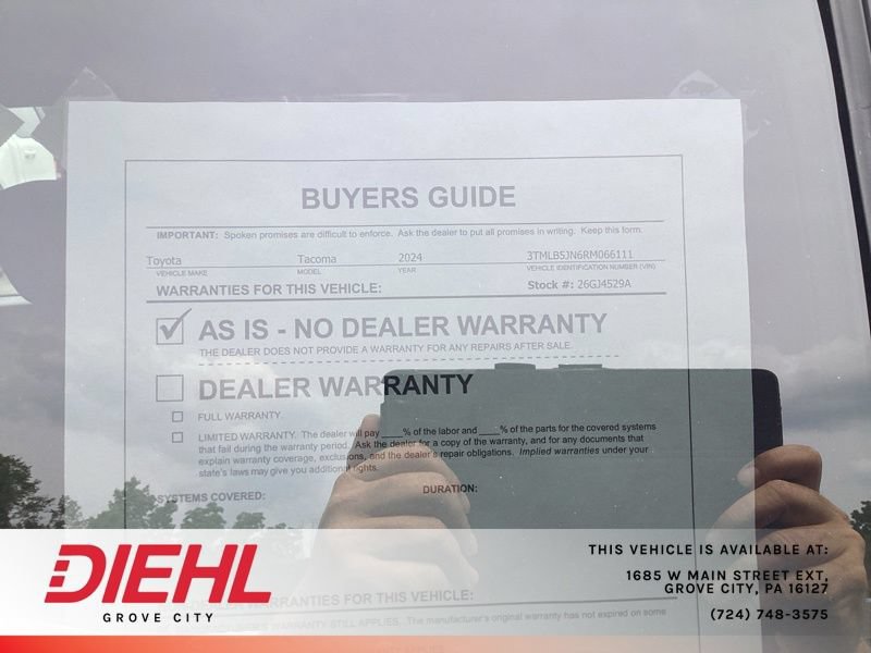 Used 2024 Toyota Tacoma TRD Sport AWD/4WD image 17