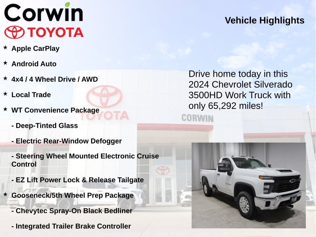 Used 2024 Chevrolet Silverado 3500 W/T AWD/4WD image 7